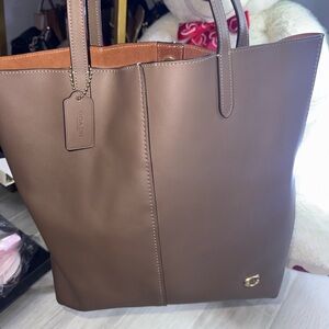 Coach CN318 North Tote Grain Leather Bag